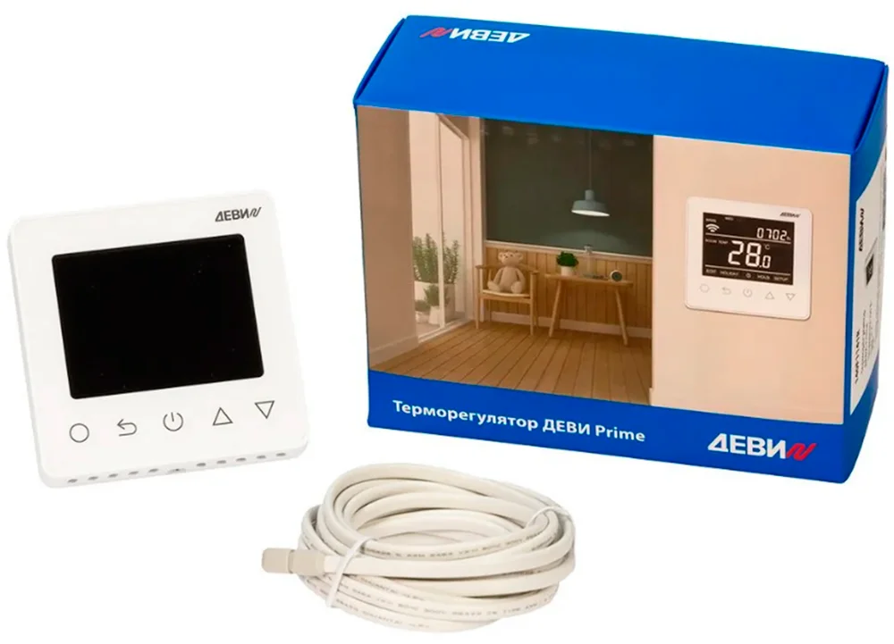 Терморегулятор Деви Prime белый от магазина ЛесКонПром.ру