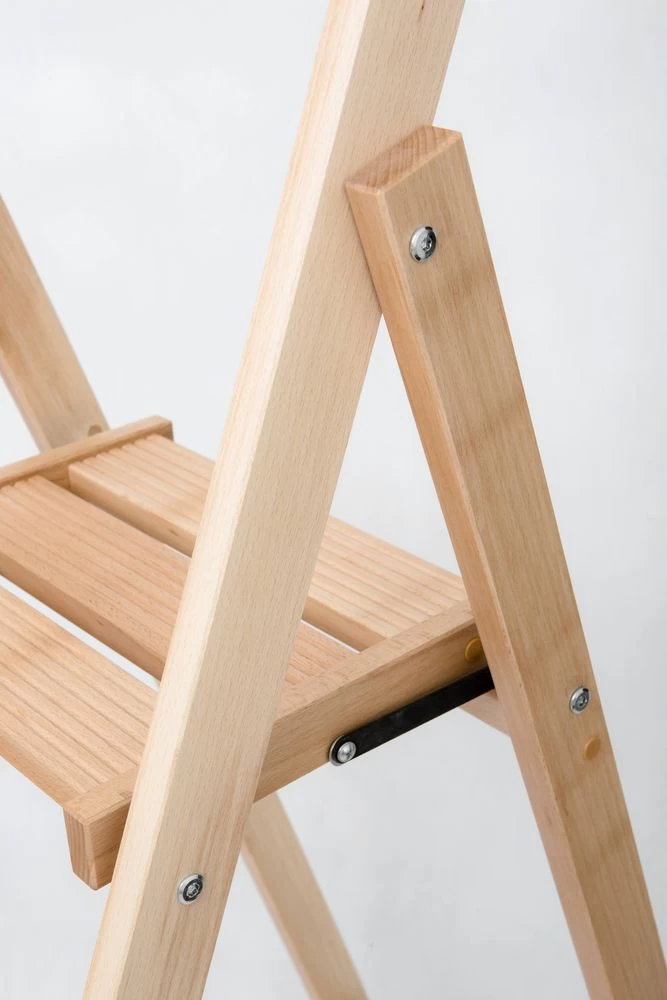 Стремянка деревянная Hoz-Block Батя 3 ступени Светлая (арт. СДБ-3С) от магазина ЛесКонПром.ру