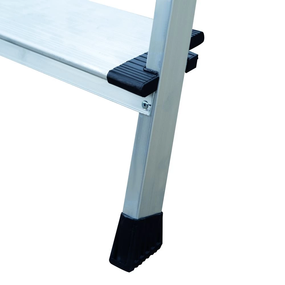 Стремянка алюминиевая с широкой ступенью Новая Высота 5 ступеней (арт. 2117105) от магазина ЛесКонПром.ру