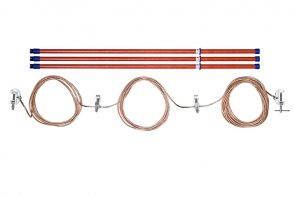Заземление переносное ДИЭЛЕКТРИК ЗПЛ-10-3 Д (3 штанги) от магазина ЛесКонПром.ру