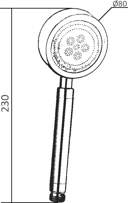 Душевая лейка Orange LM33pd от магазина ЛесКонПром.ру