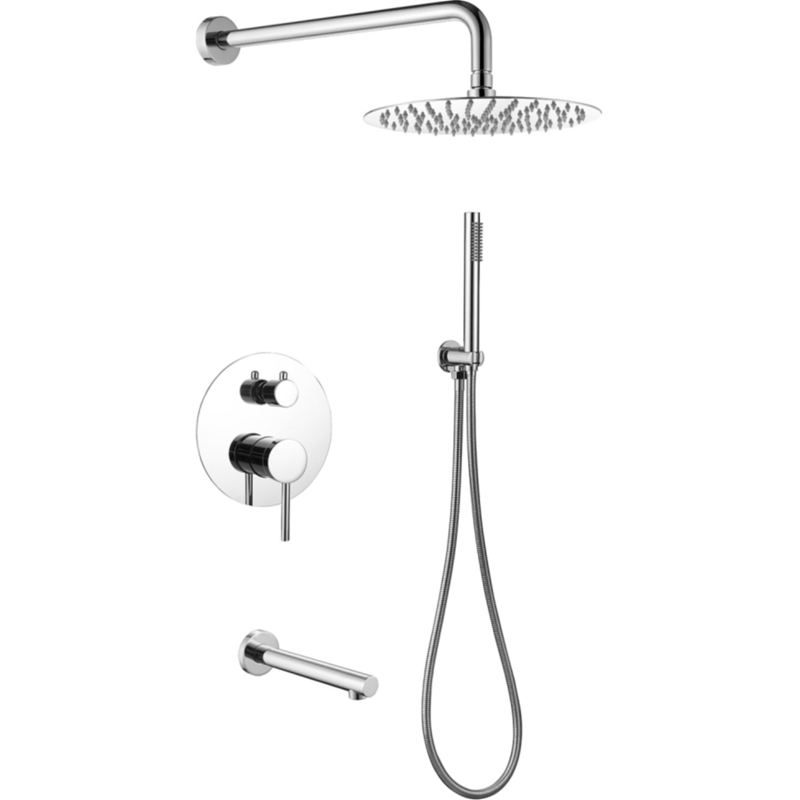 Душевая система Abber Emotion AF8817 Хром от магазина ЛесКонПром.ру