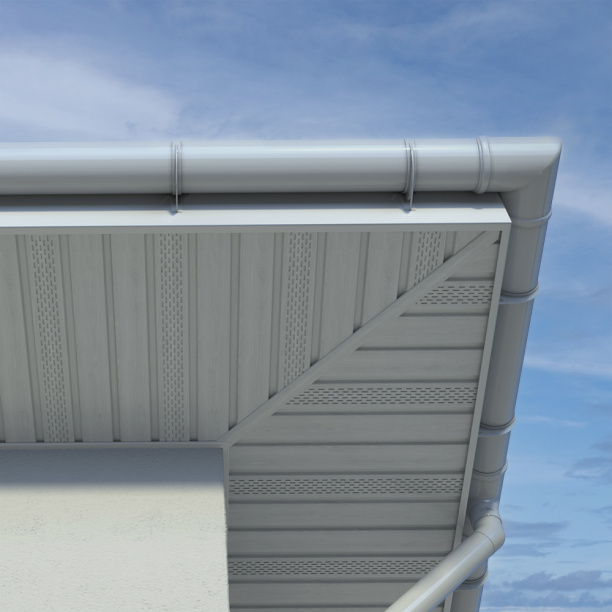 Софит ТЕХНОНИКОЛЬ 3000x340 мм белый от магазина ЛесКонПром.ру