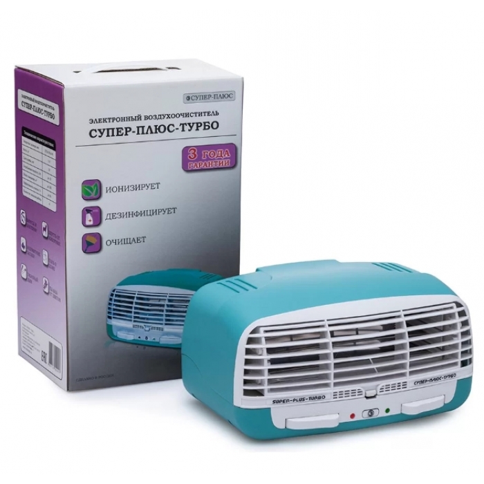 Очиститель воздуха Супер Плюс Турбо зеленый от магазина ЛесКонПром.ру