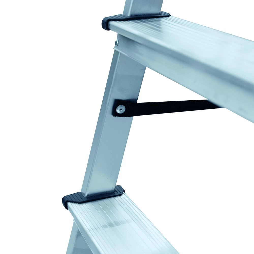 Стремянка алюминиевая с органайзером Новая Высота 3 ступени (арт. 2115103) от магазина ЛесКонПром.ру