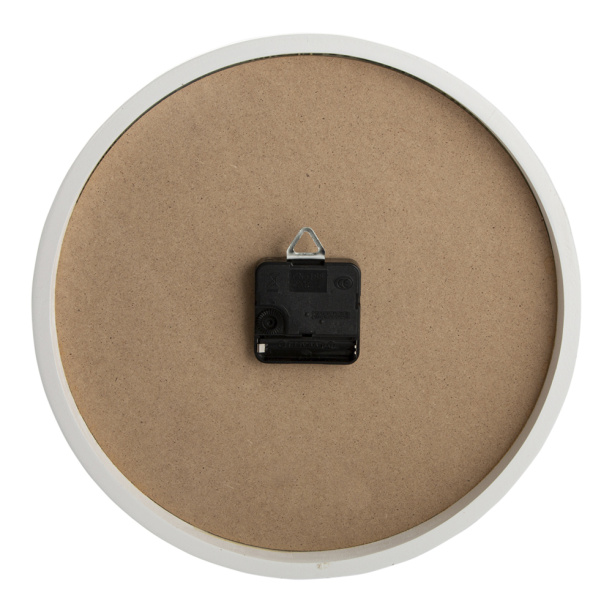 Часы настенные Узоры белые d29 см от магазина ЛесКонПром.ру