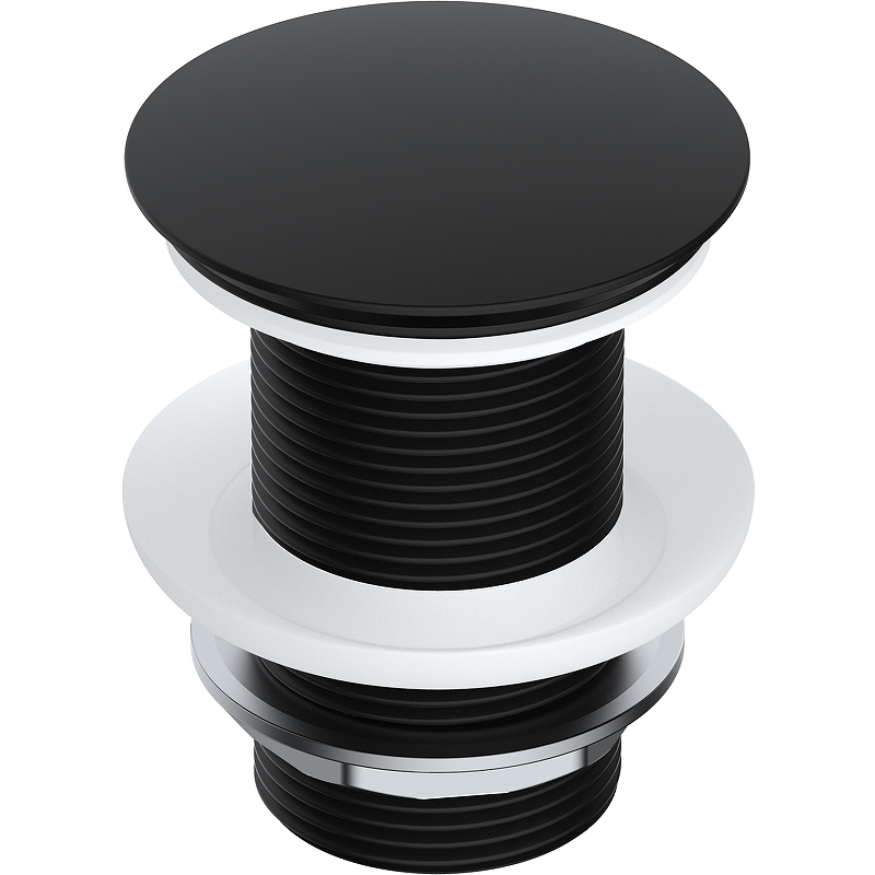 Донный клапан WasserKRAFT A245 Click-Clack Черный от магазина ЛесКонПром.ру