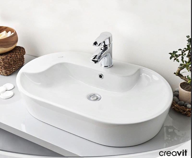 Раковина Creavit Topic 70 TP172-00CB00E-0000 Белая от магазина ЛесКонПром.ру
