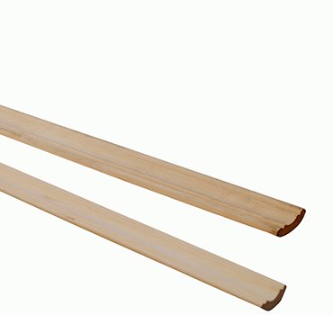 Плинтус (без сучков) липа 25х3000 мм от магазина ЛесКонПром.ру