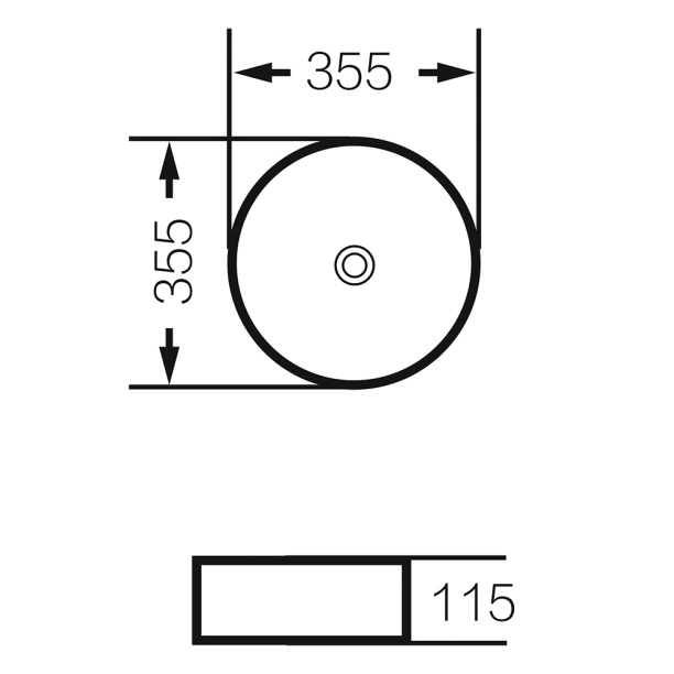 Раковина на столешницу GROSSMAN d35,5 см золото от магазина ЛесКонПром.ру