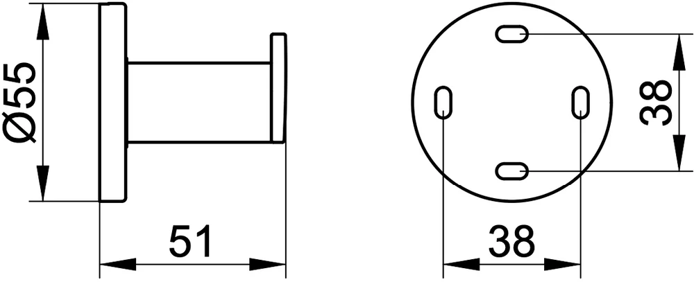Крючок Keuco Plan 14914370000 черный от магазина ЛесКонПром.ру