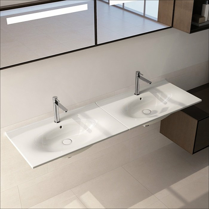 Раковина Hatria Le Fiabe 81 Y1AB01 Белая от магазина ЛесКонПром.ру