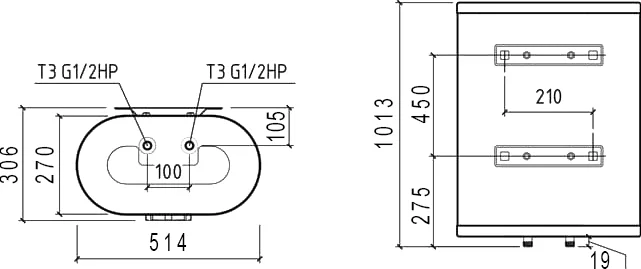 Накопительный водонагреватель Thermex M Smart Pro 80 V электрический от магазина ЛесКонПром.ру