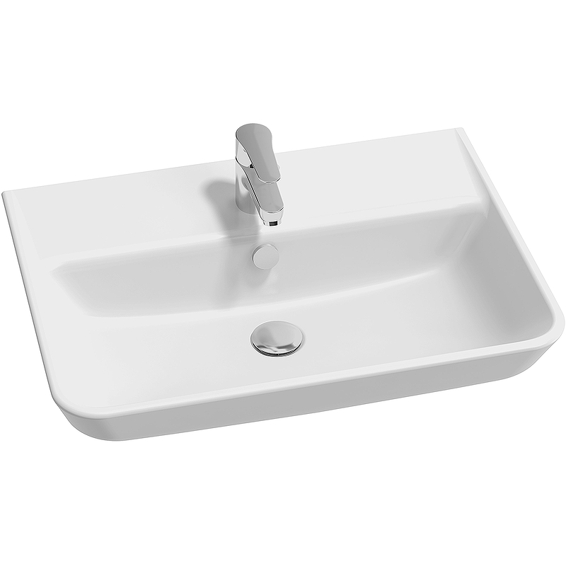 Раковина Jacob Delafon Struktura 65 EGC112-00 Белая от магазина ЛесКонПром.ру