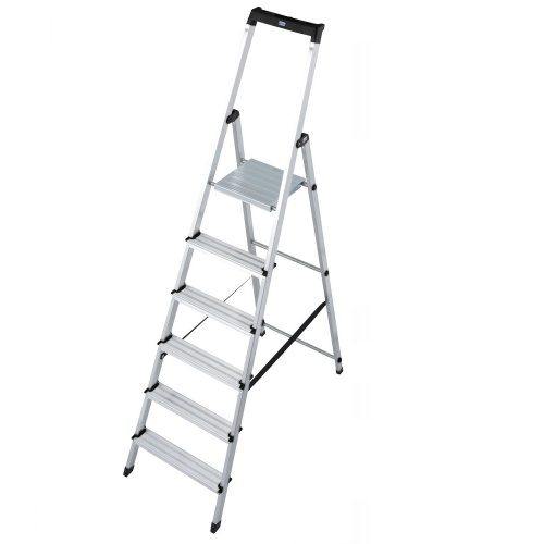 Стремянка алюминиевая Krause Solidy 6 ступеней (арт. 126245) от магазина ЛесКонПром.ру