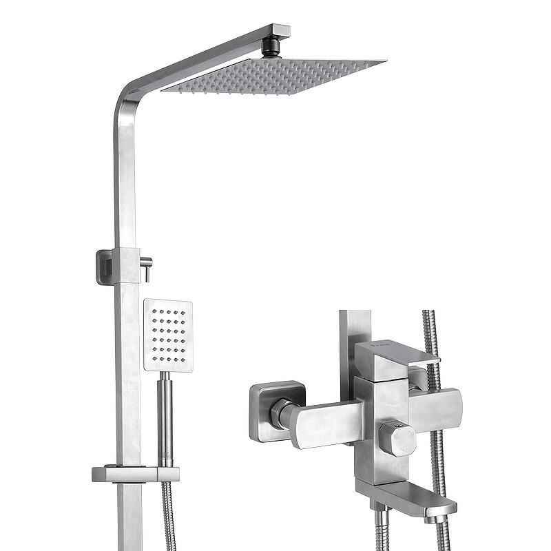 Душевая система Frap F2421 Нержавеющая сталь от магазина ЛесКонПром.ру