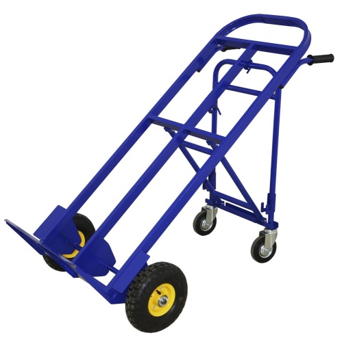 Тележка трансформер ТГУ 200. 1416х607х503 RUSKLAD Комплект пневмо колёс для ТГУ+Полка откидная к ТГУ 200. RAL 3020 от магазина ЛесКонПром.ру