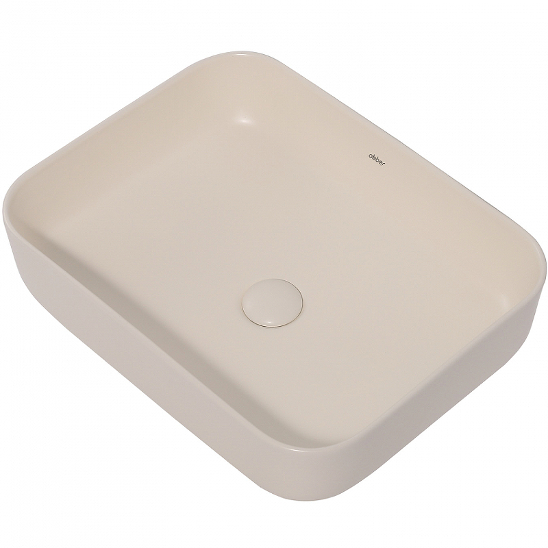 Раковина-чаша Abber Rechteck 50 AC2202MBE Светло-бежевая матовая от магазина ЛесКонПром.ру