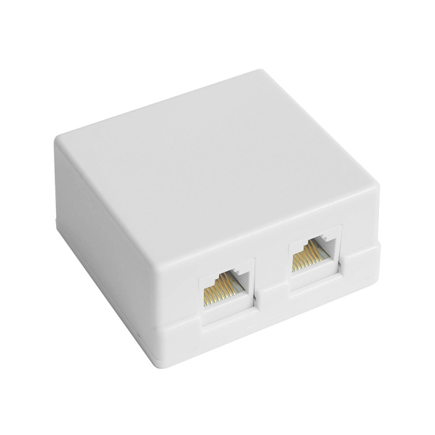 Розетка компьютерная DORI двойная от магазина ЛесКонПром.ру