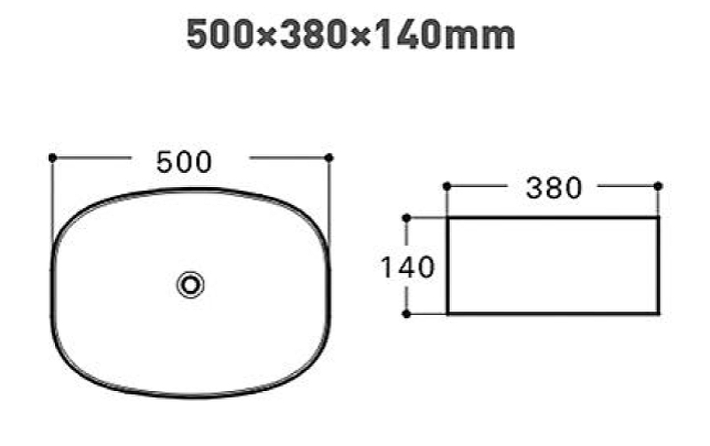 Раковина-чаша Aquanet Fine-1 50 273681 Белая от магазина ЛесКонПром.ру