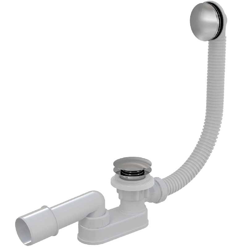 Слив-перелив Alcaplast A507KM Click-Clack Хром от магазина ЛесКонПром.ру