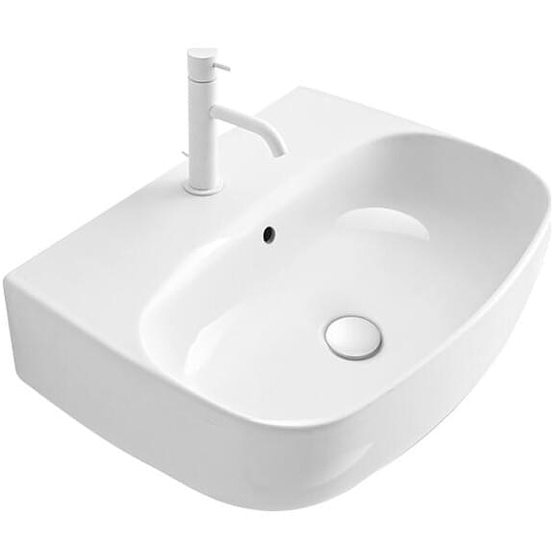 Раковина Kerasan Nolita 50 534001*1 Белая глянцевая от магазина ЛесКонПром.ру