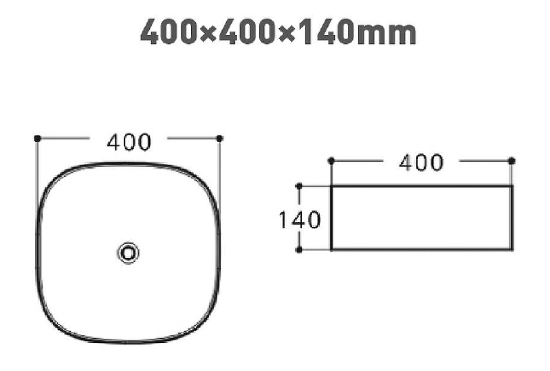 Раковина-чаша Aquanet Trend-1 40 273683 Белая от магазина ЛесКонПром.ру