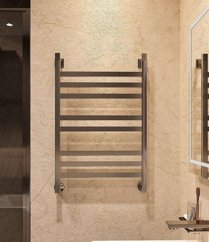 Водяной полотенцесушитель EWRIKA Деметра КВ7 80х50 Хром от магазина ЛесКонПром.ру