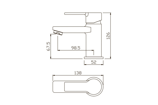 Смеситель для умывальника ARGOTECH Titan 80513291 от магазина ЛесКонПром.ру