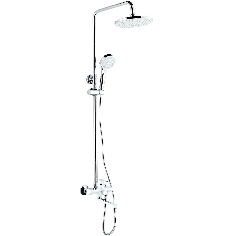 Душевая система Frap F2441 Белая Хром от магазина ЛесКонПром.ру