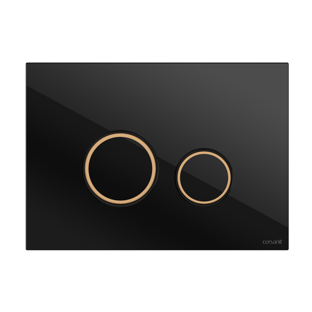 Кнопка для инсталляции Cersanit TWINS черный от магазина ЛесКонПром.ру