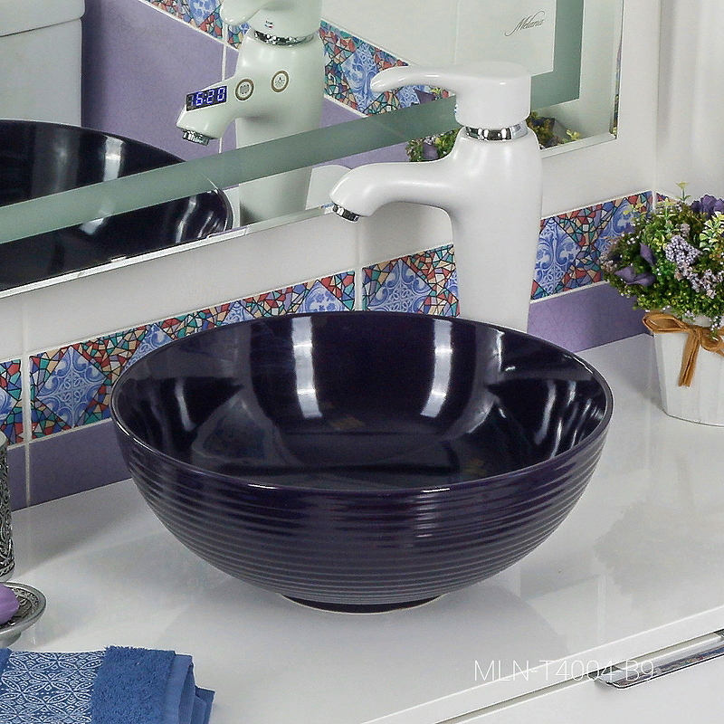 Раковина-чаша Melana 38 MLN-T4004-B9 Фиолетовая от магазина ЛесКонПром.ру