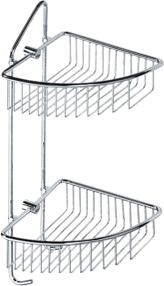 Полка Bemeta Cytro 146208232 2-ярусная, угловая от магазина ЛесКонПром.ру