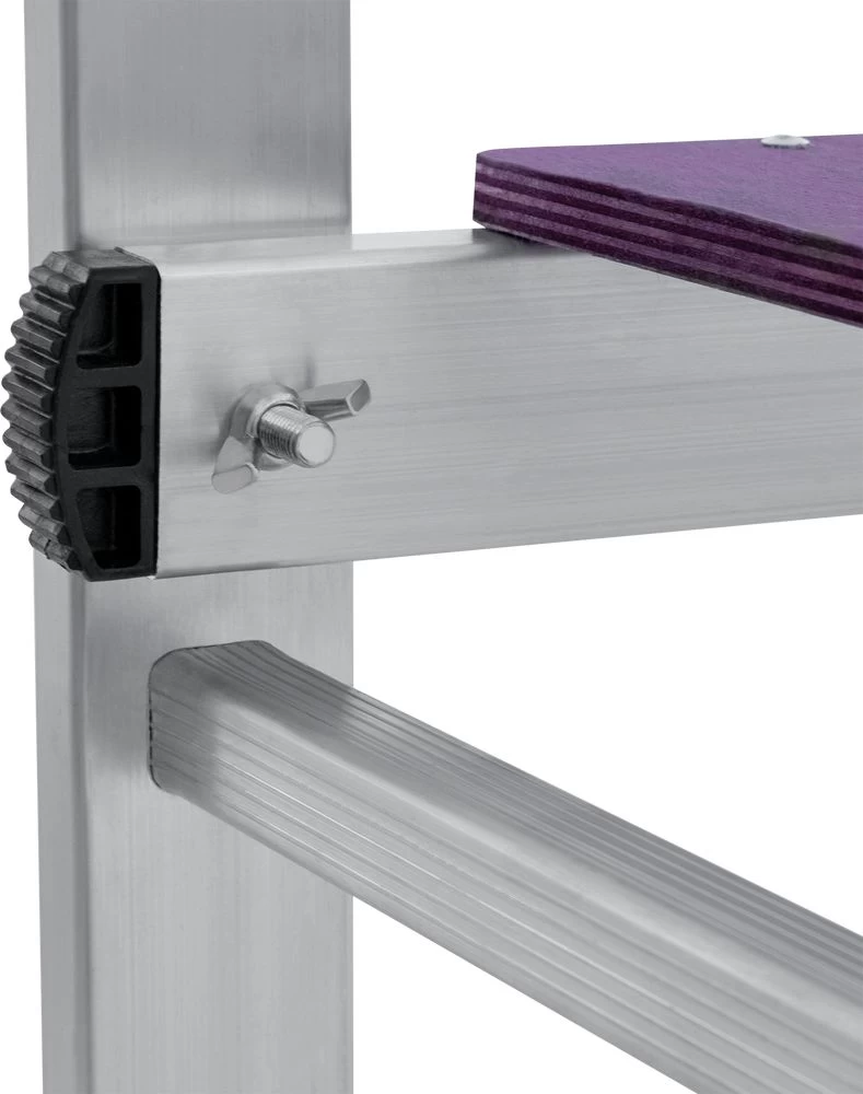 Алюминиевая Вышка-тура НОВАЯ ВЫСОТА с рабочей высотой до 3,3 м. Арт. 1450408 от магазина ЛесКонПром.ру