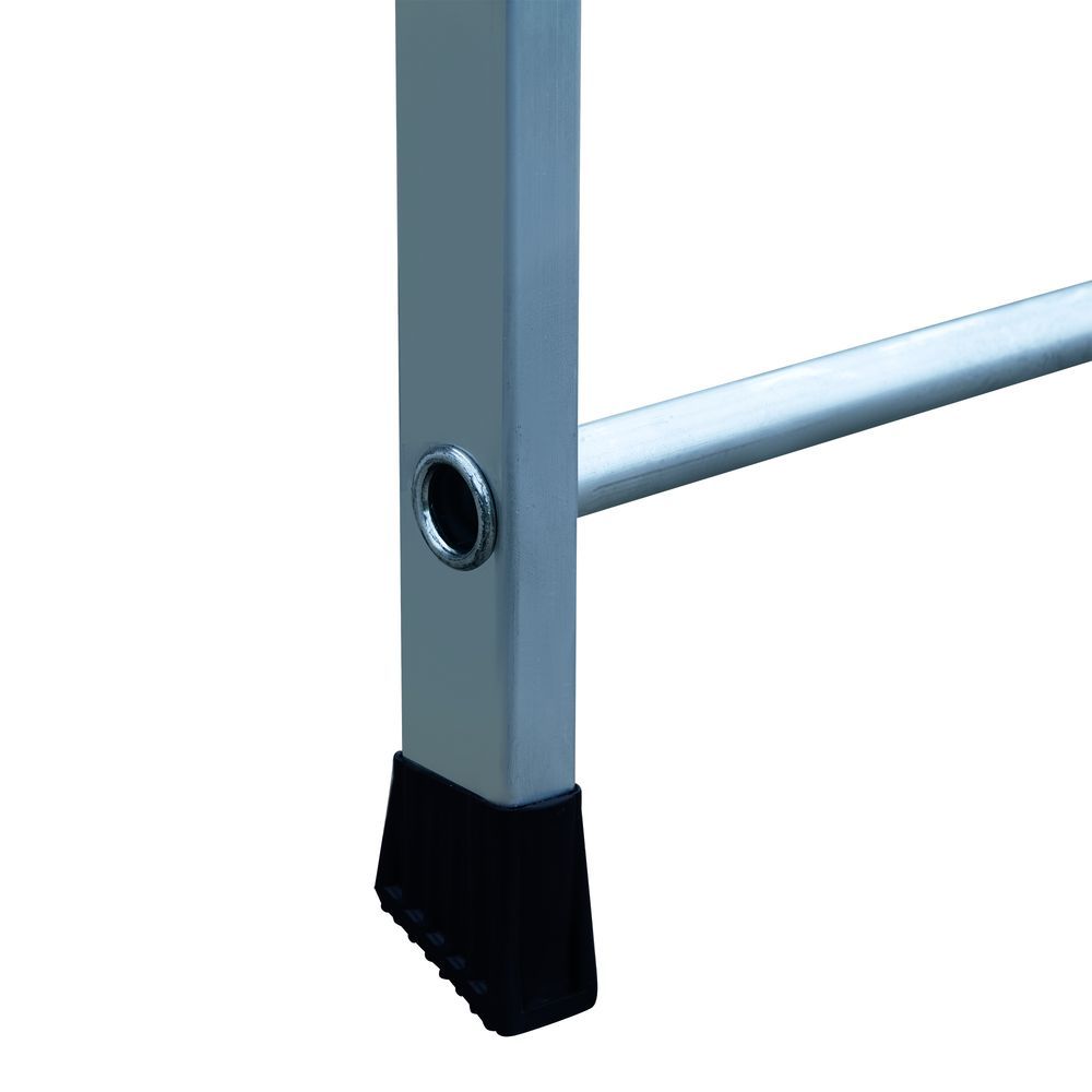 Стремянка алюминиевая с широкой ступенью Новая Высота 8 ступеней (арт. 2117108) от магазина ЛесКонПром.ру