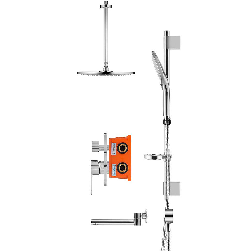 Душевая система Swedbe Platta 5543 Хром от магазина ЛесКонПром.ру