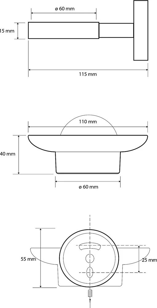 Мыльница Bemeta Dark 104108040 от магазина ЛесКонПром.ру