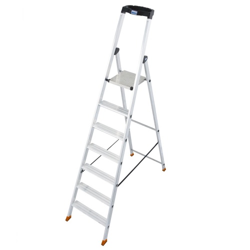 Стремянка алюминиевая Krause Solido 7 ступеней (арт. 126665) от магазина ЛесКонПром.ру