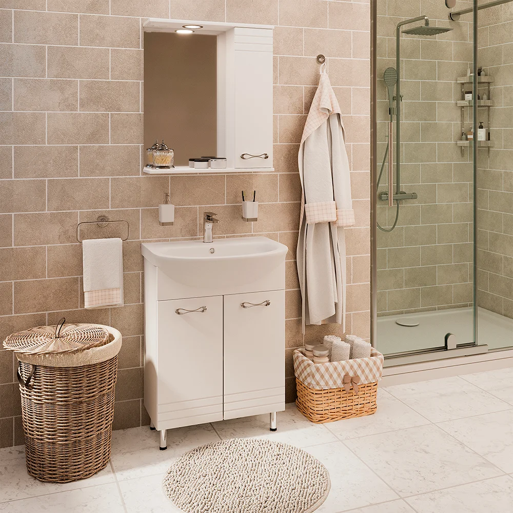 Зеркало Emmy Рио 50 R, с подсветкой от магазина ЛесКонПром.ру