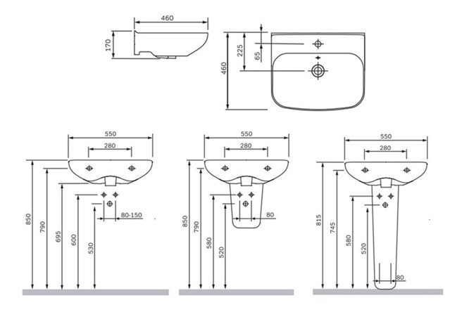 Раковина подвесная AM.PM Like 80529485 от магазина ЛесКонПром.ру