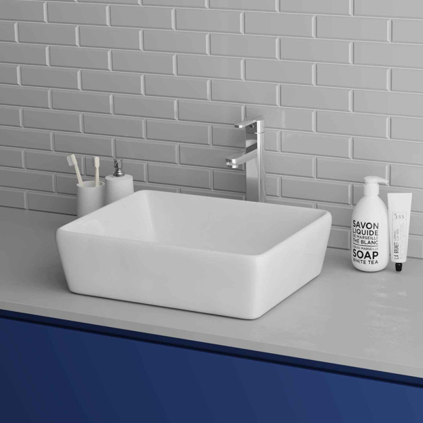 Раковина на столешницу GROSSMAN 48х37х13 см белый от магазина ЛесКонПром.ру