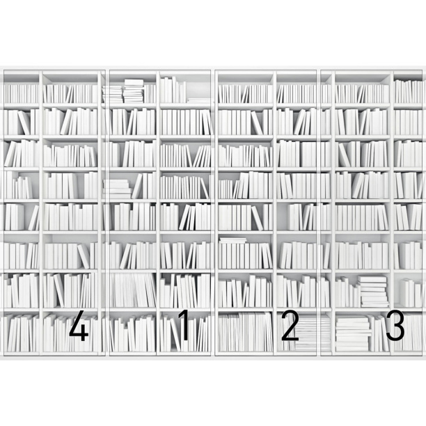 Фотообои бумажные Библиотека 368x254 см от магазина ЛесКонПром.ру