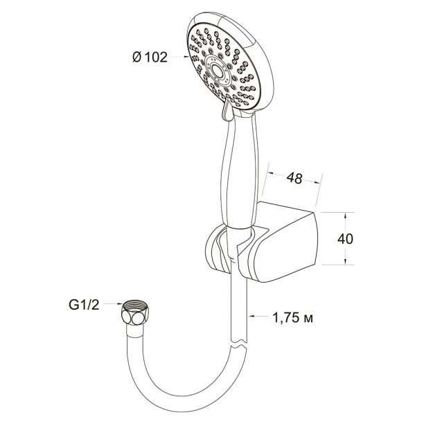 Душевой комплект LATUNO от магазина ЛесКонПром.ру