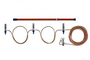 Заземление переносное ДИЭЛЕКТРИК для высоковольтных линий ЗПЛ-10Д от магазина ЛесКонПром.ру