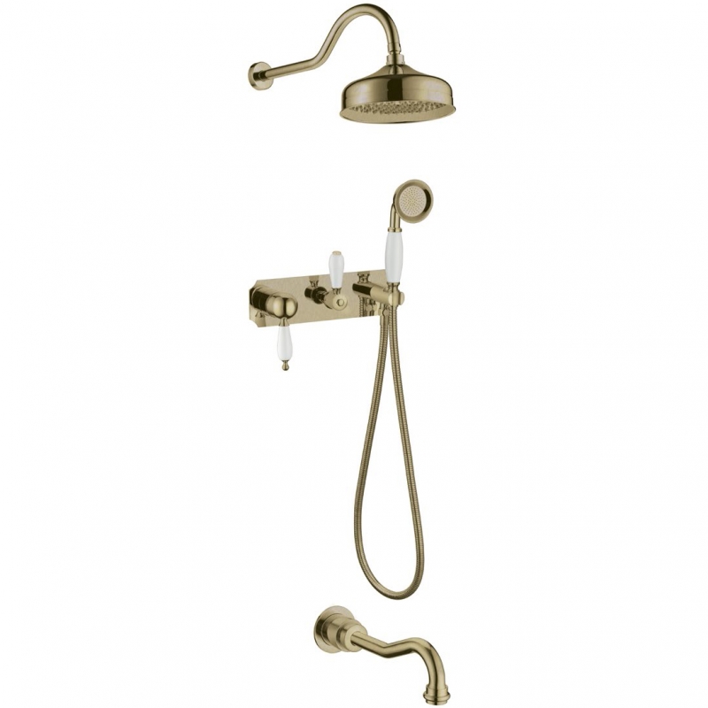 Душевая система Boheme Medici 308 Бронза от магазина ЛесКонПром.ру