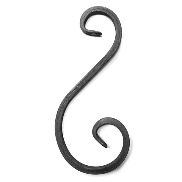 Завиток S из 10х10 мм 270х120 мм от магазина ЛесКонПром.ру