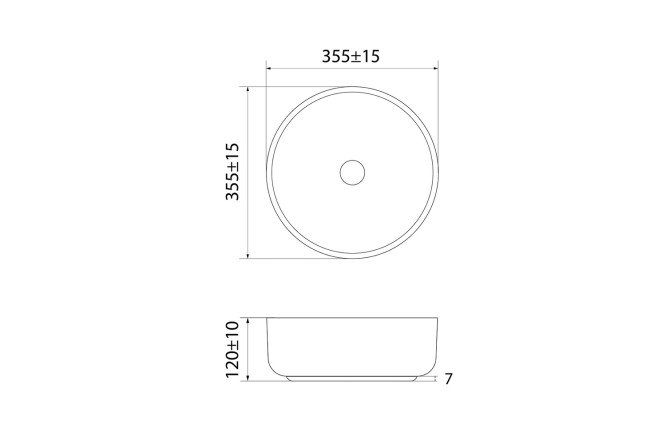 Умывальник накладной IDDIS Ray 80534105 от магазина ЛесКонПром.ру