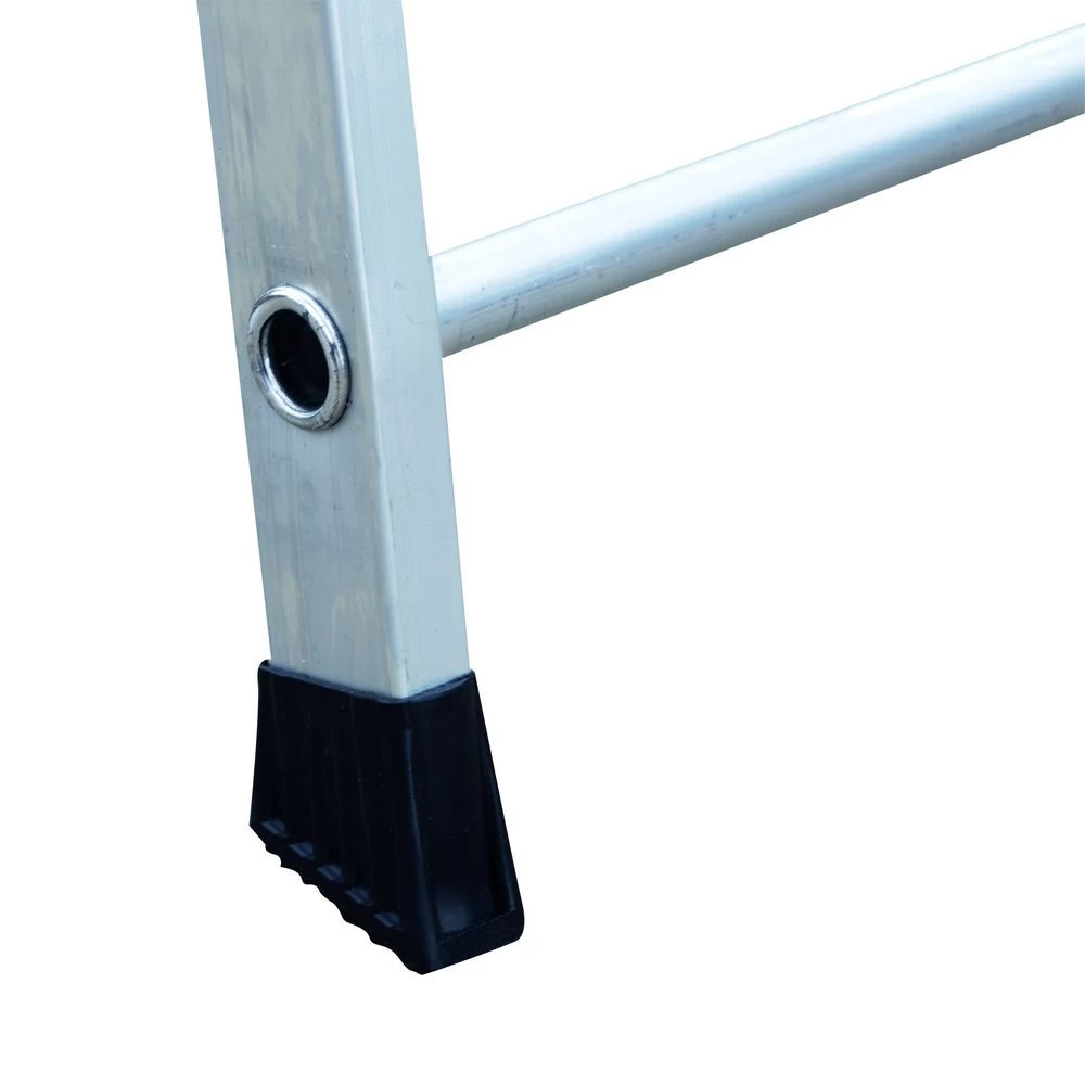 Стремянка алюминиевая с широкой ступенью и органайзером Новая Высота 6 ступеней (арт. 2118106) от магазина ЛесКонПром.ру