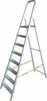 Стремянка алюминиевая анодированная Алюмет 8 ступеней (арт. Ам708) от магазина ЛесКонПром.ру