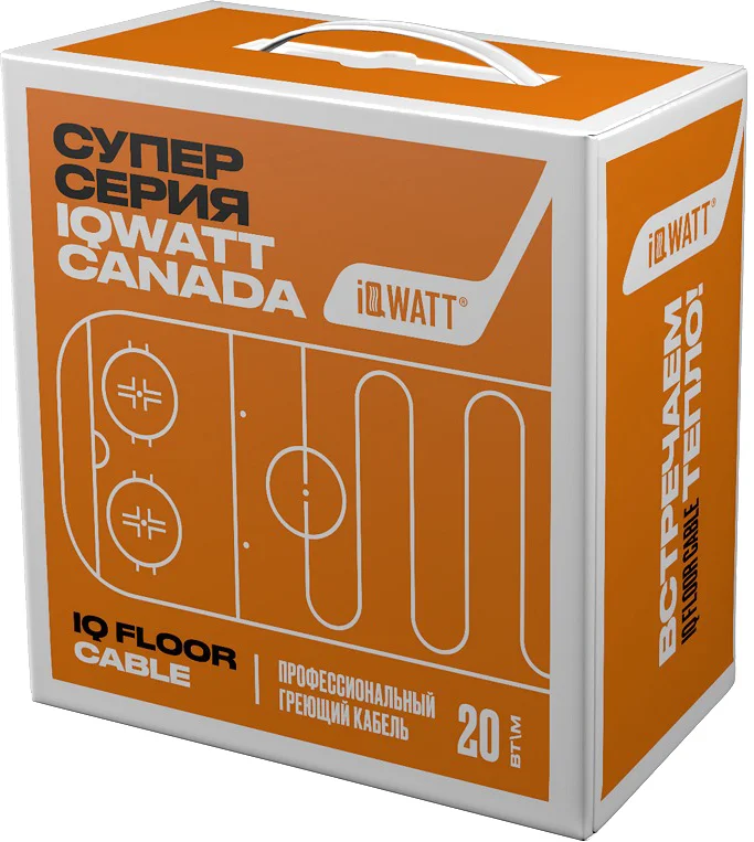 Теплый пол IQ Watt Floor cable 50 м от магазина ЛесКонПром.ру